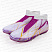 Бутсы футбольные KR-188 бело-фиолетовый