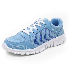 Кроссовки для бега KR-003/1 голубые DOLPHINSPORT – коллекция спортивной обуви для тренировок и соревнований