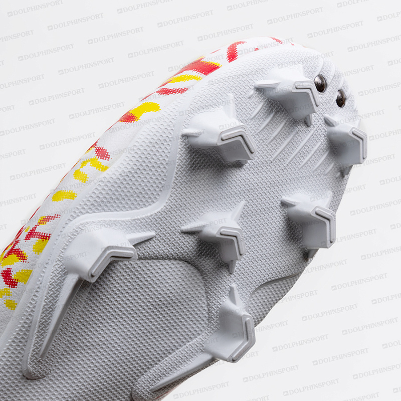 Бутсы футбольные KR-130 бело-красный