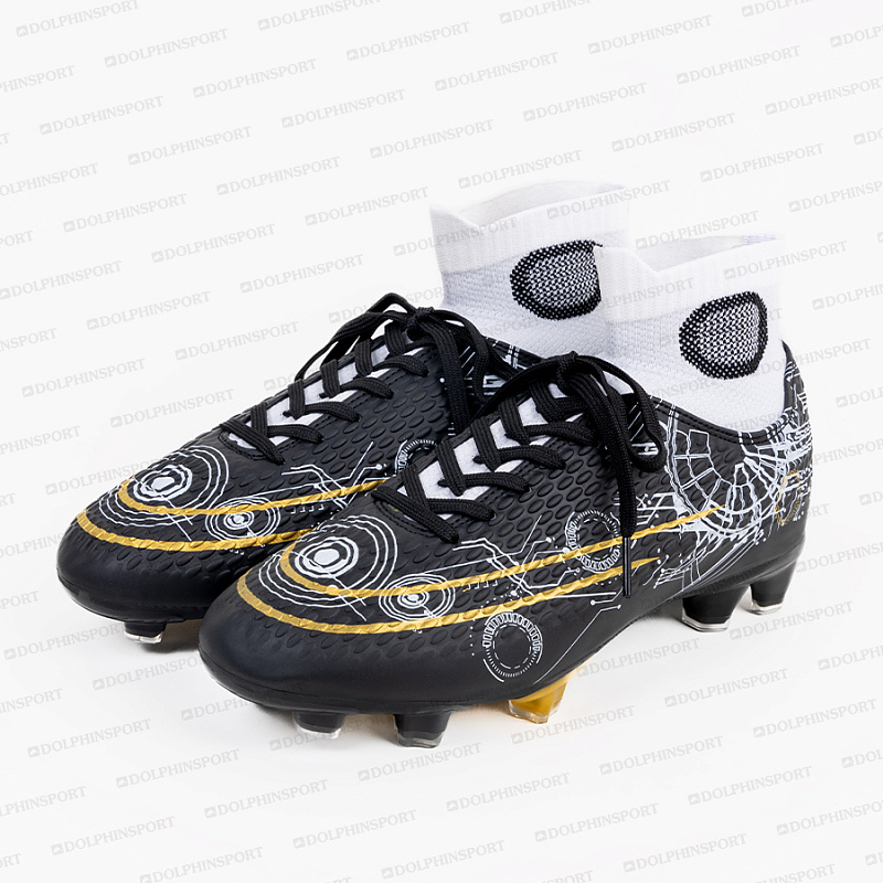 Бутсы футбольные KR-185 черный