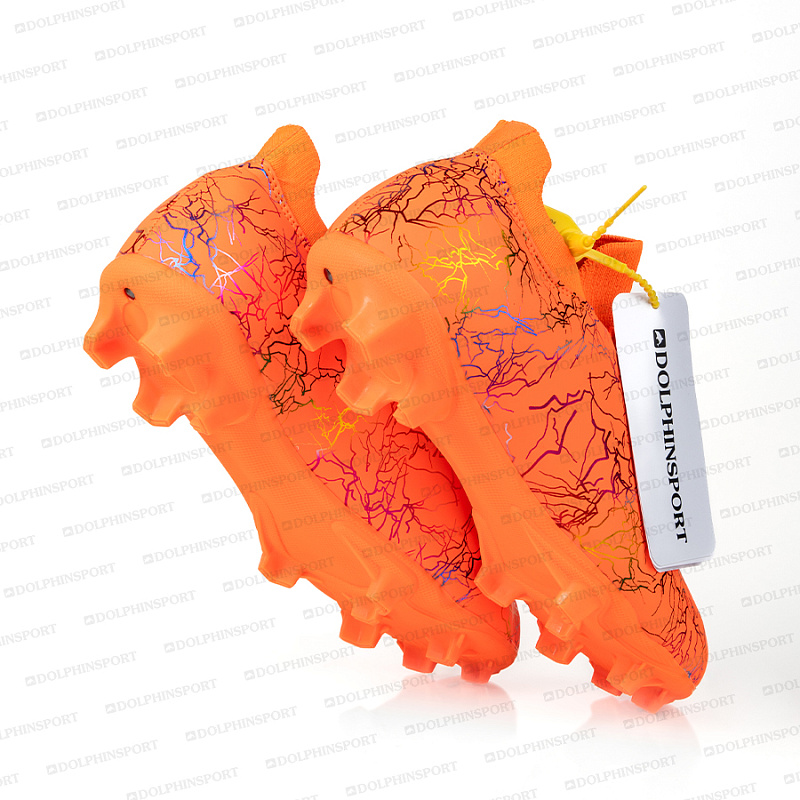 Бутсы футбольные KR-131 оранжевые