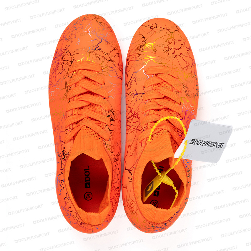 Бутсы футбольные KR-131 оранжевые