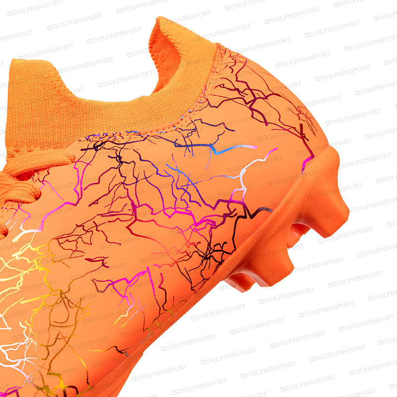 Бутсы футбольные KR-131 оранжевые