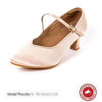 Туфли для танцев Priscilla PL TN-062(Cl-5,5) перламутровые