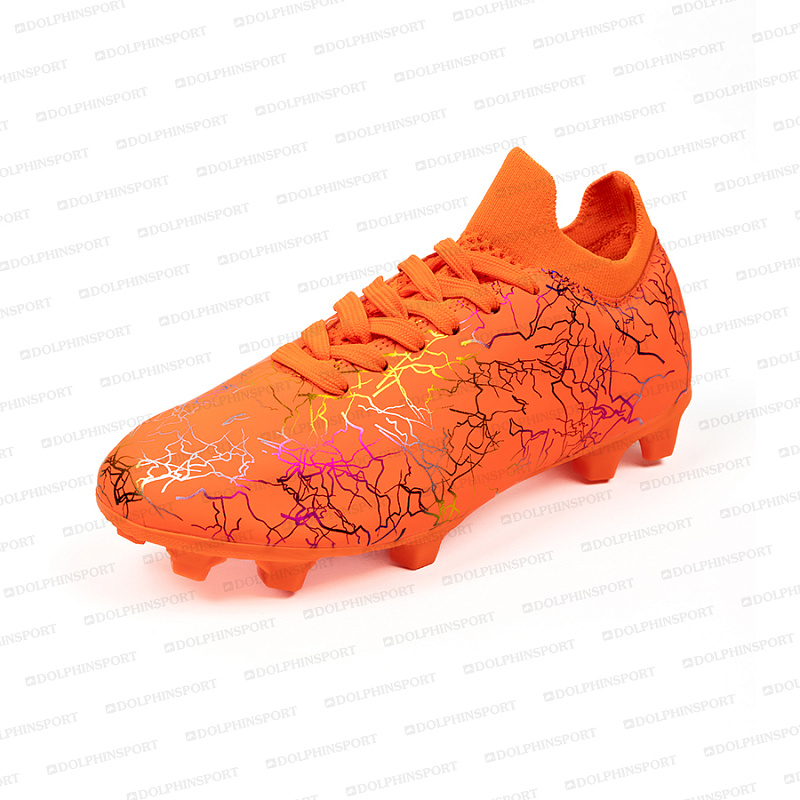 Бутсы футбольные KR-131 оранжевые