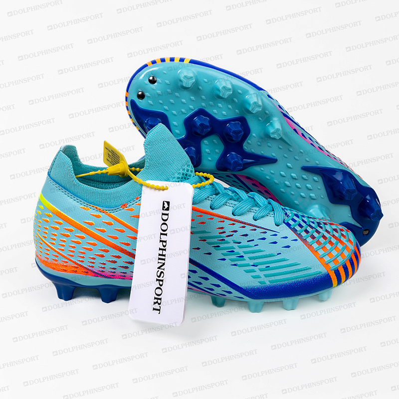 Бутсы футбольные KR-158 голубой