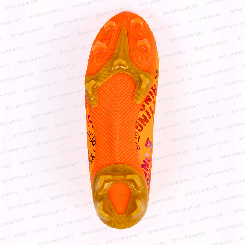 Бутсы футбольные KR-179/2 черный-оранжевый