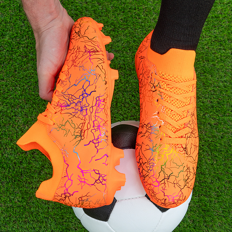 Бутсы футбольные KR-131 оранжевые