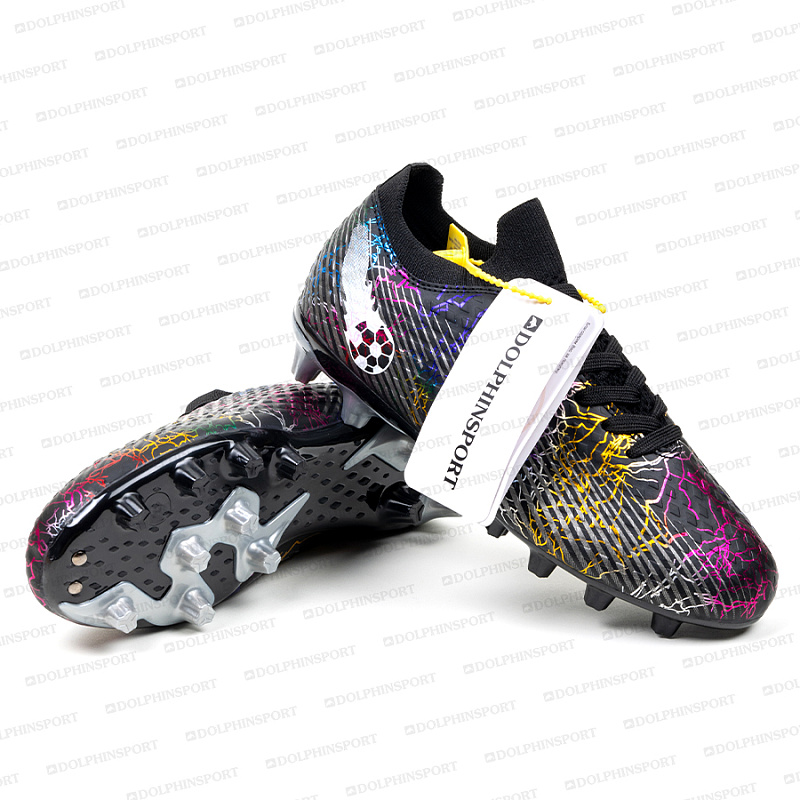 Бутсы футбольные KR-135 черный