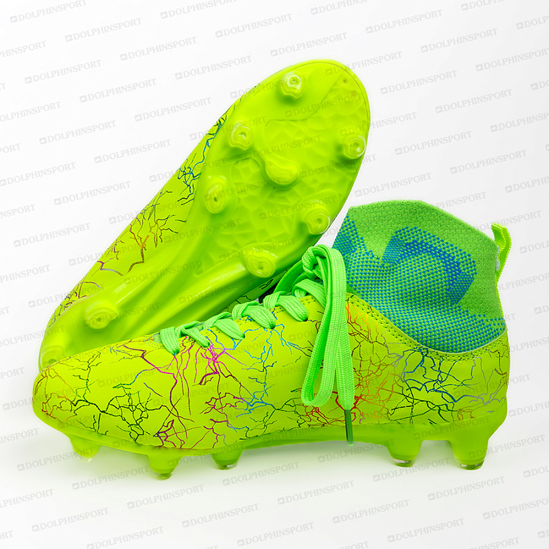 Бутсы футбольные KR-131 зеленые