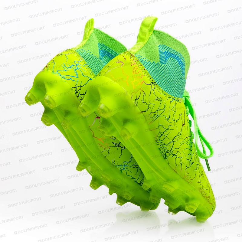 Бутсы футбольные KR-131 зеленые