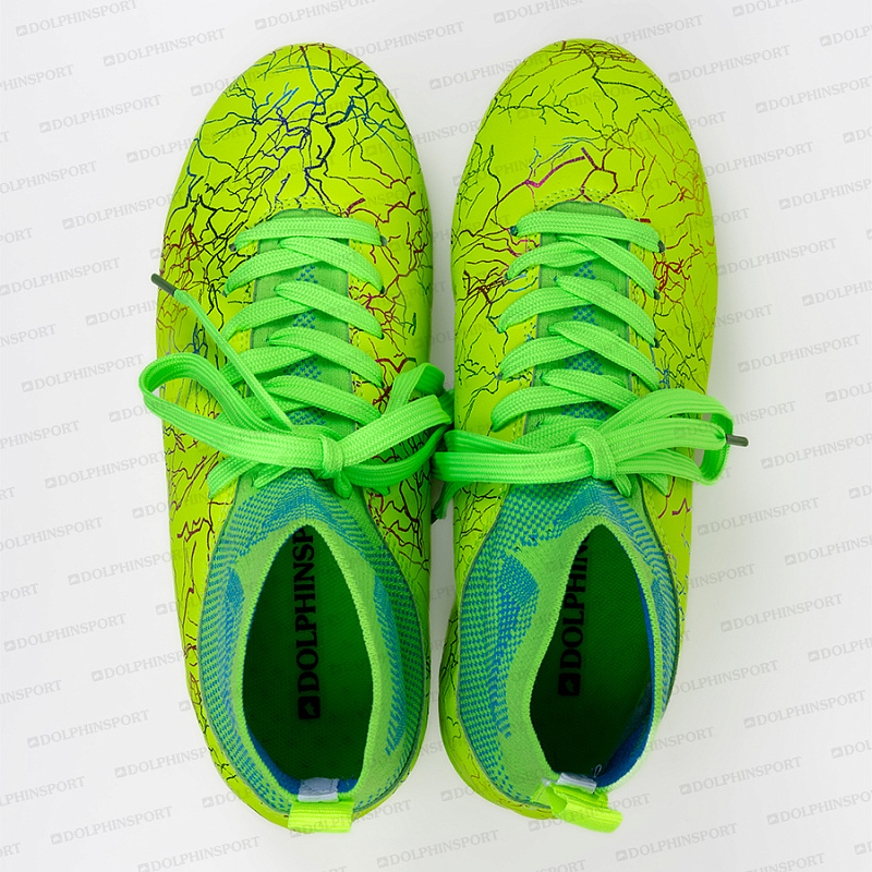 Бутсы футбольные KR-131 зеленые