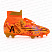Бутсы футбольные KR-179/2 черный-оранжевый