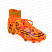 Бутсы футбольные KR-179/2 черный-оранжевый