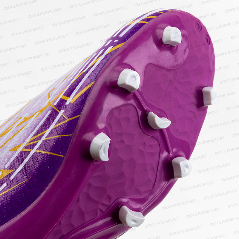 Бутсы футбольные KR-188 бело-фиолетовый